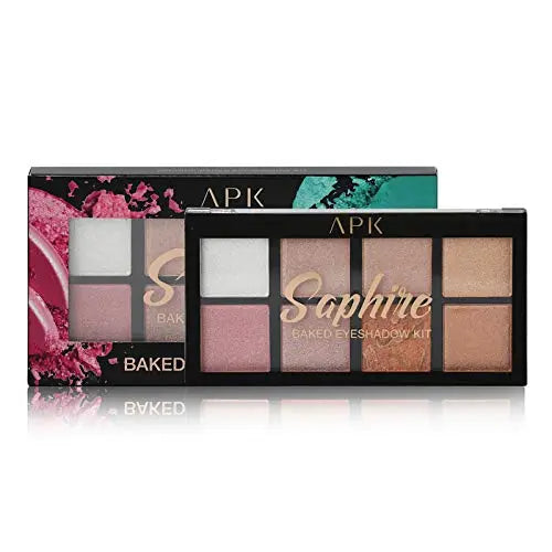 APK Saphire Baked Eyeshadow Kit 15 Color Palette