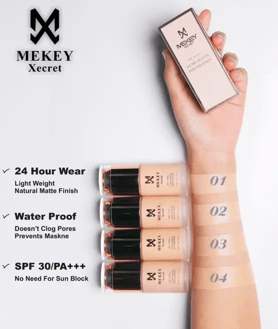 Mekey Xecret Lumi Matte Foundation - Shade # 04 Beige
