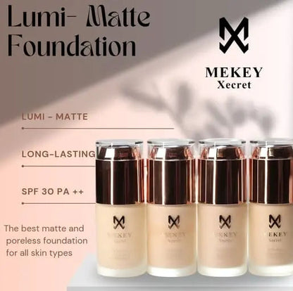 Mekey Xecret Lumi Matte Foundation - Shade # 03 Natural
