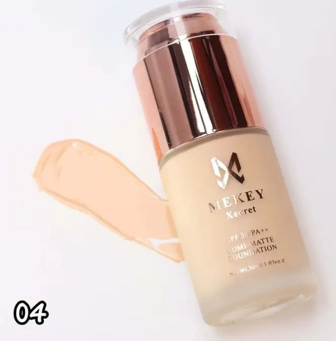 Mekey Xecret Lumi Matte Foundation - Shade # 04 Beige