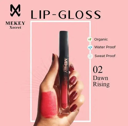 𝐌𝐞𝐤𝐞𝐲 𝐱𝐞𝐜𝐫𝐞𝐭 𝐕𝐞𝐥𝐯𝐞𝐭 𝐌𝐚𝐭𝐭𝐞 𝐋𝐢𝐩 𝐆𝐥𝐨𝐬𝐬: 12 Shades for Luxe Lips - Rich, Velvety, Versatile - Shade # 02 Dawn Rising