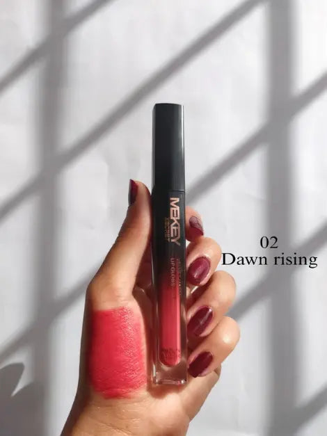 𝐌𝐞𝐤𝐞𝐲 𝐱𝐞𝐜𝐫𝐞𝐭 𝐕𝐞𝐥𝐯𝐞𝐭 𝐌𝐚𝐭𝐭𝐞 𝐋𝐢𝐩 𝐆𝐥𝐨𝐬𝐬: 12 Shades for Luxe Lips - Rich, Velvety, Versatile - Shade # 02 Dawn Rising