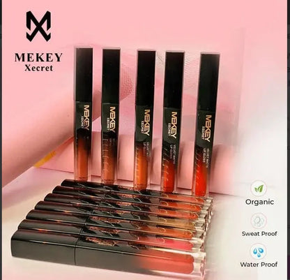 𝐌𝐞𝐤𝐞𝐲 𝐱𝐞𝐜𝐫𝐞𝐭 𝐕𝐞𝐥𝐯𝐞𝐭 𝐌𝐚𝐭𝐭𝐞 𝐋𝐢𝐩 𝐆𝐥𝐨𝐬𝐬: 12 Shades for Luxe Lips - Rich, Velvety, Versatile - Shade # 02 Dawn Rising