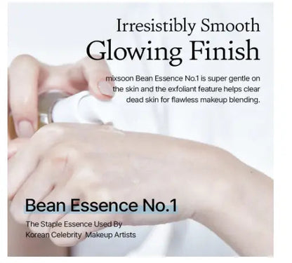mixsoon Bean Essence Exfoliating Hydrating Korean Skin Care Glass skin Hyaluronic Acid Serum