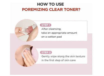 SKIN1004 Madagascar Centella Poremizing Clear Toner 7.1 fl.oz, 210ml for Keratin Plug and Sensitive Skin