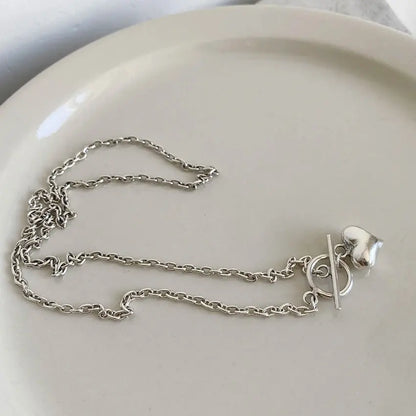 silver necklace