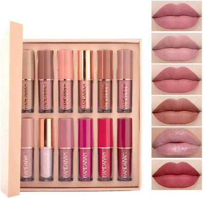 Handaiyan - Kiss-proof Lipstick 12 pcs set