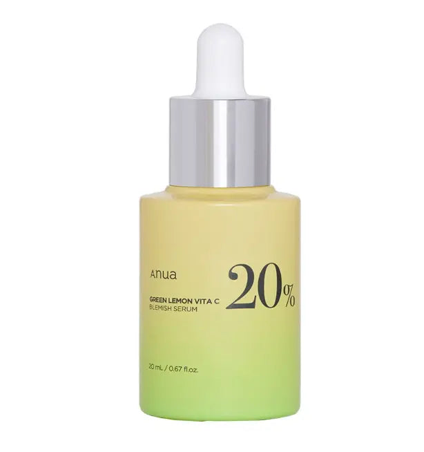Anua Green Lemon Vitamin C Serum with Vitamin E, Hyaluronic & Ferulic Acid 0.67 fl.oz / 20ml