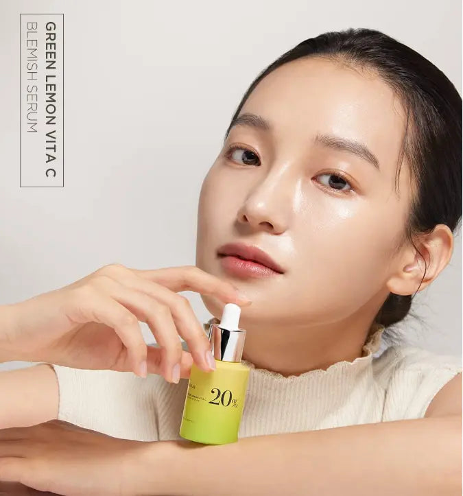 Anua Green Lemon Vitamin C Serum with Vitamin E, Hyaluronic & Ferulic Acid 0.67 fl.oz / 20ml