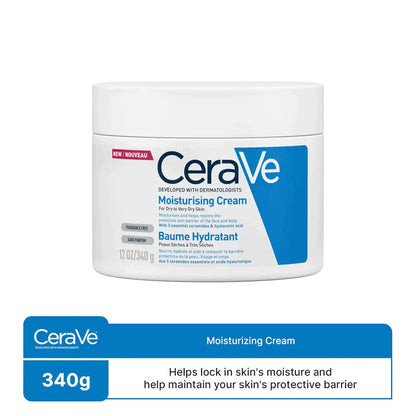 Cerave Moisturizing Cream  340gm +  Moisturizing Lotion 236 ml