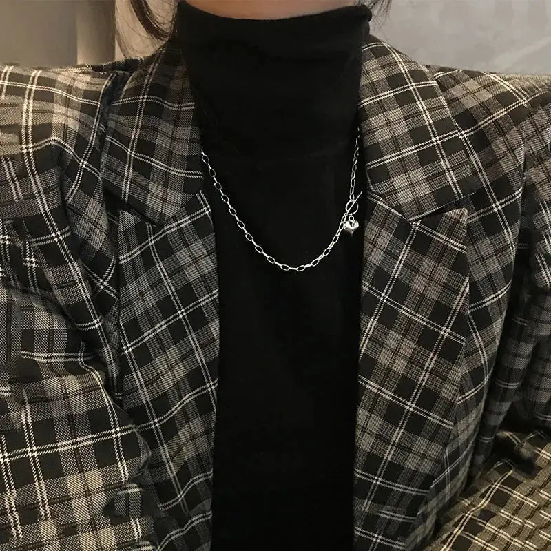 silver necklace