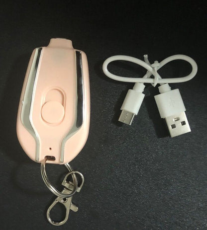 Power Pod Mini Keychain Power Bank – 1500mAh Emergency Charger