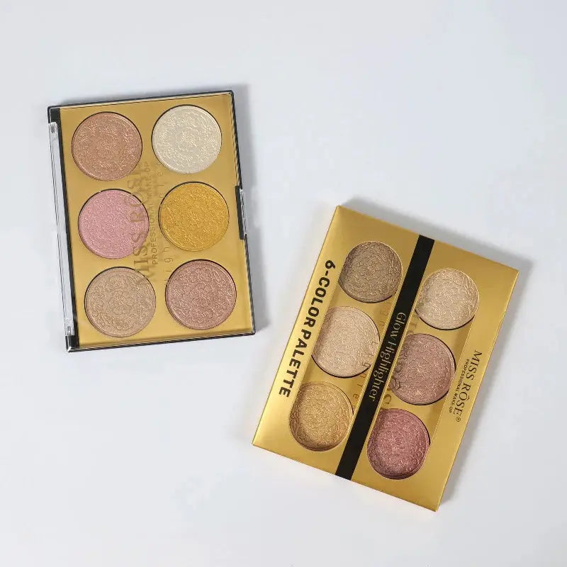 Miss Rose Highlighter - 6 Color Radiant Glow Highlighter
