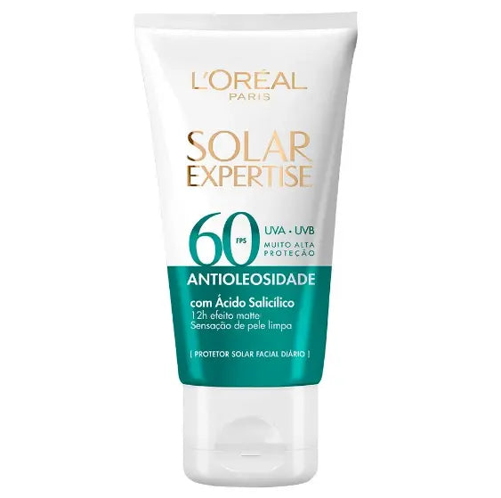 Protetor Solar Facial Antioleosidade SPF 60 Solar Expertise