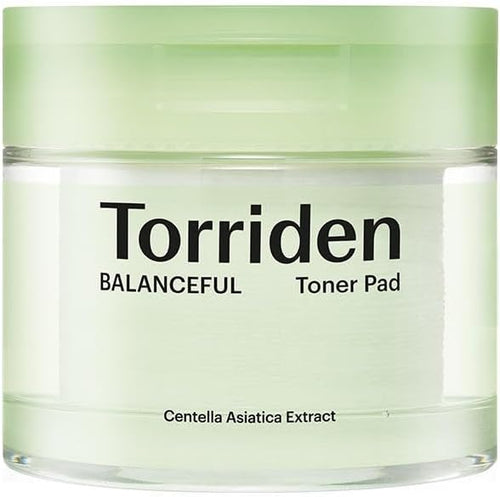 Torriden Balanceful Toner Pads | 60pcs | Soothes and Exfoliates Rough Texture in Oily Sensitive Skin, 5D CICA Complex, LHAs, Korean Skincare