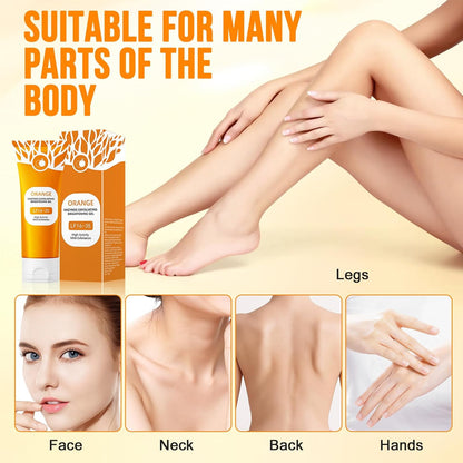 🍊 Orange Enzyme Exfoliating Gel – Instantly Removes Dead Skin & Reveals Glowing Skin
