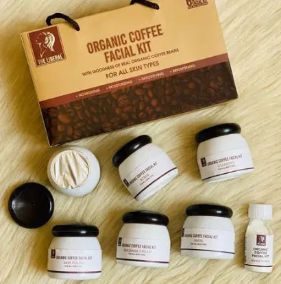 The Liberal 6 Steps Organic Coffee Facial Kit