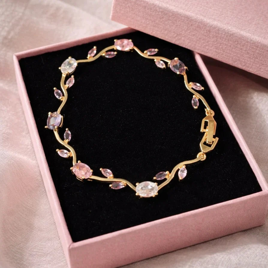 💖 Trendy Viral Tulip Bracelet | Multi Color Cute Floral Bracelet | Stylish Gift for Girls