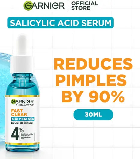 Garnier - Fast Clear Serum For Acne Prone Skin - 30ml
