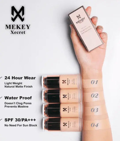 Mekey xecret Lumi Matte Foundation - Shade # 01 Fair