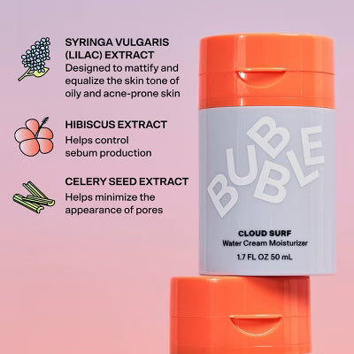 Bubble Skincare Cloud Surf Water Cream Moisturizer - 1.7 fl oz