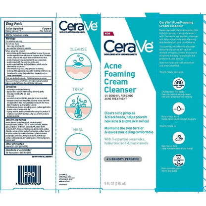 Cerave Acne Foaming Cream Cleanser 150 ml