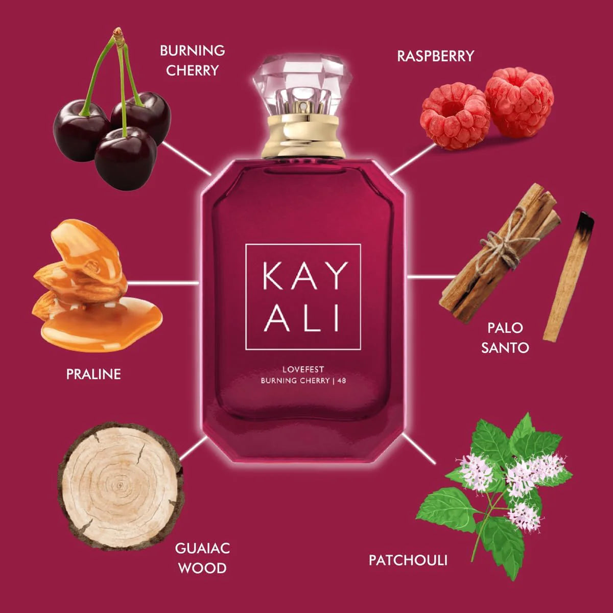 Huda Beauty - Kayali Lovefest Burning Cherry 48 EDP - 100ml