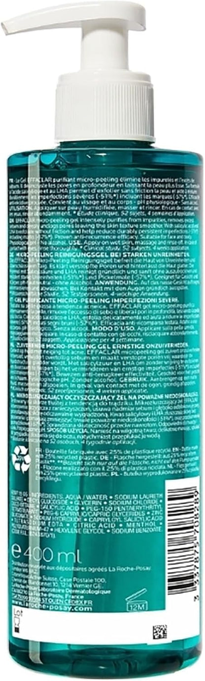 La Roche-Posay Effaclar Micro-Peeling Purifying Gel 400 ml
