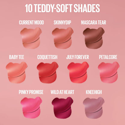 MAYBELLINE Super Stay Teddy Lip Tint, Long Lasting Matte Lipstick For Up To 12HR Wear, Wild At Heart, 1 Count