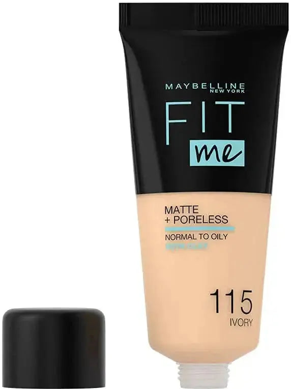 Maybelline Fit Me Matte + Poreless Liquid Foundation – Oil-Free, Full Coverage & Shine Control