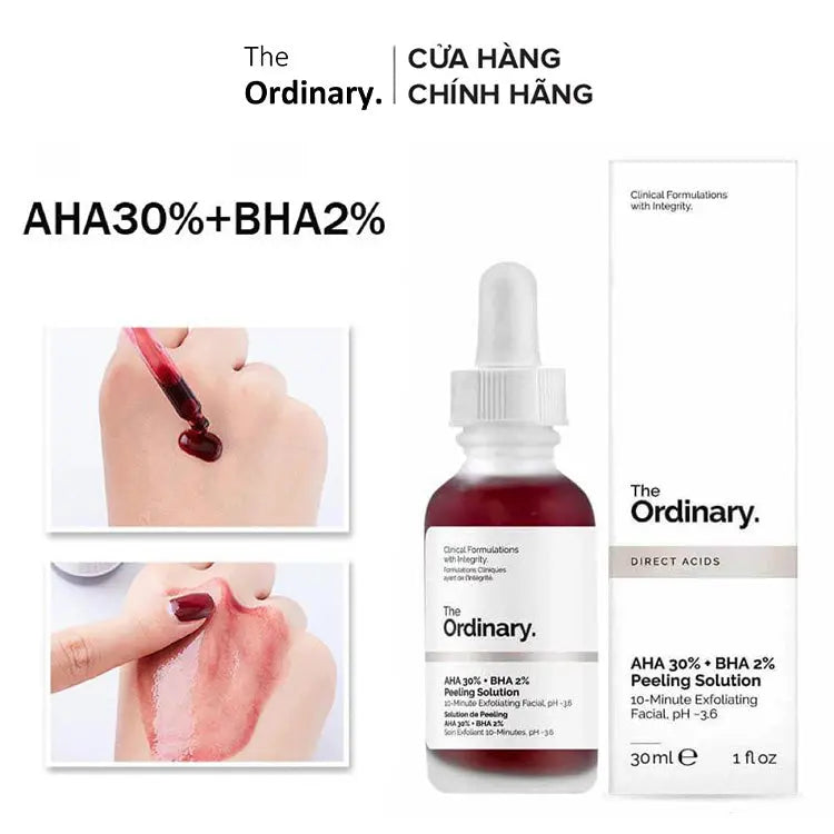 The Ordinary -Peeling Solution AHA 30% + BHA 2% 30ml