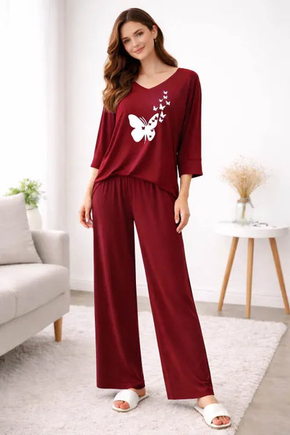 Printed Cotton Ladies Sleep Dress Night Wear with Shirt and Trouser | Whole Ladies Night Suit for Girls and Women’s | Classic Design By kapasia sellers