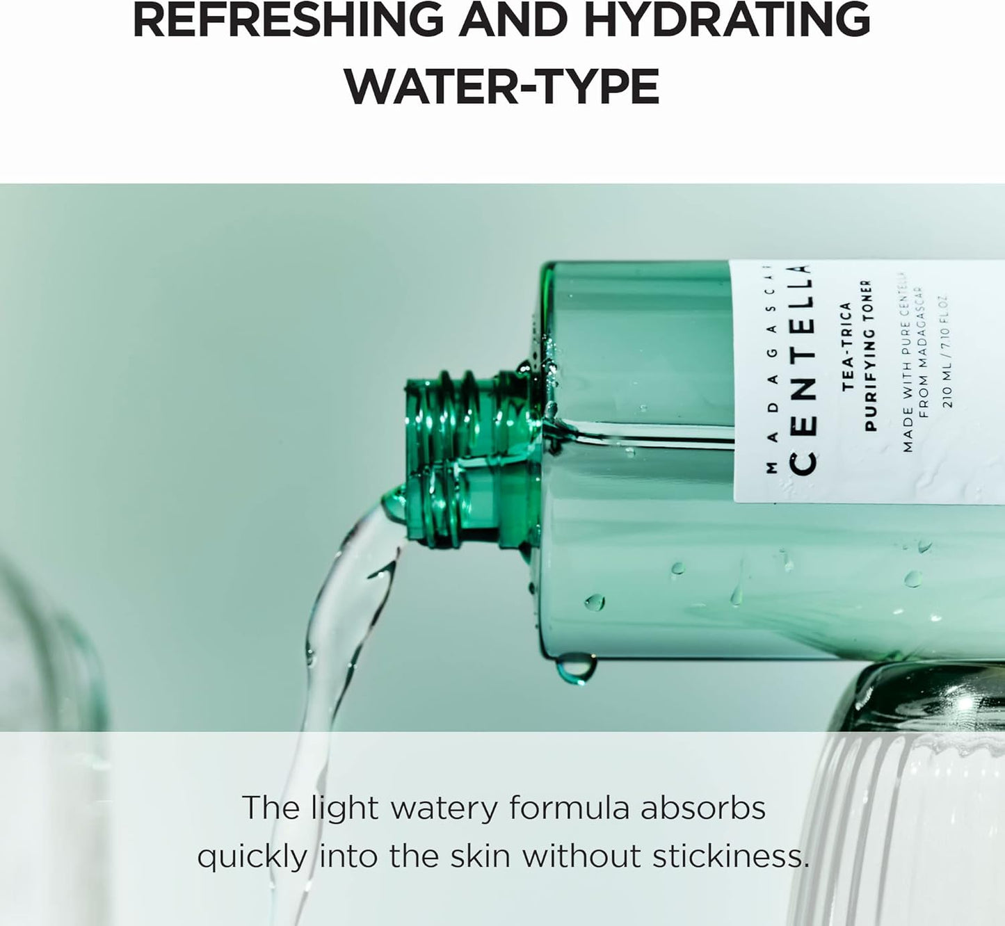 SKIN1004 Tea-Trica Purifying Toner 7.10 fl.oz, 210ml, Soothing Hydration, Acne Care