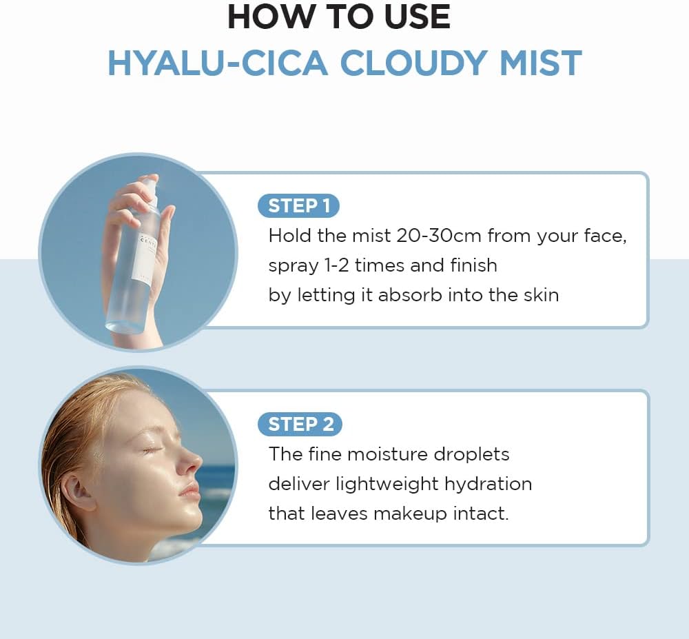 SKIN1004 Hyalu-CICA Cloudy Mist – Hydration & Calm in Every Spritz! 💧