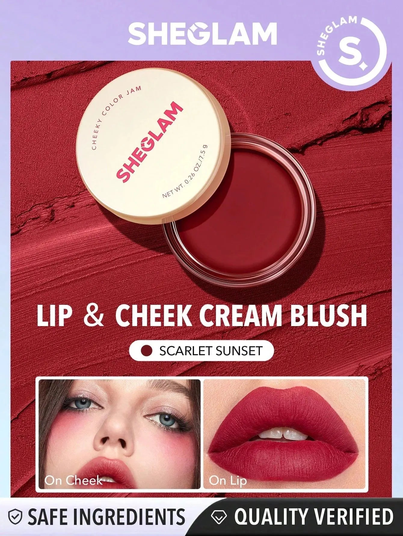 SHEGLAM Cheeky Color Jam – Cream Blush for Dewy, Natural Glow | 100% Original in Pakistan