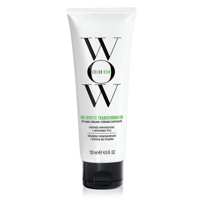 COLOR WOW One Minute Transformation – Instant frizz fix| Nourishing styling cream smooths, tames + defrizzes on the spot| Avocado oil + Omega 3’s hydrate,...