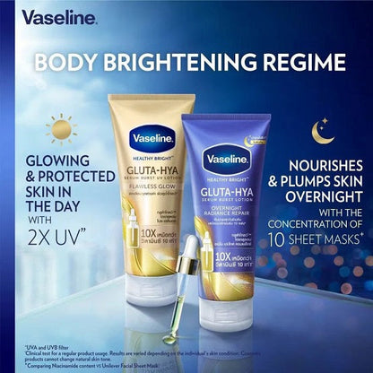 Vaseline Gluta Hya Serum Burst Lotion Overnight Radiance Repair