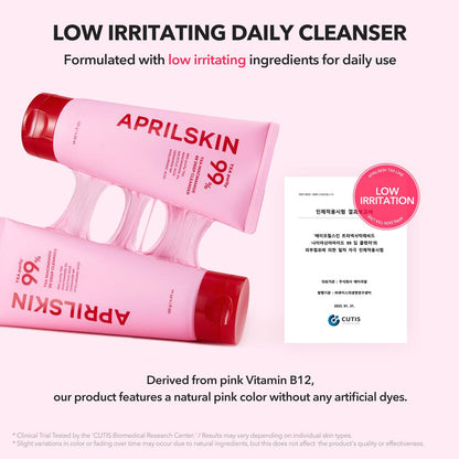 APRILSKIN TXA Niacinamide 99 Deep bubble gum Cleanser - 120g
