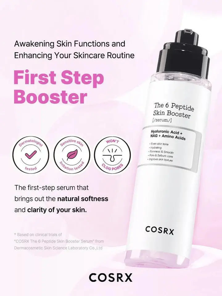 COSRX The 6 Peptide Skin Booster Serum | Anti-Aging, Firming & Brightening Serum for All Skin Types in Pakistan
