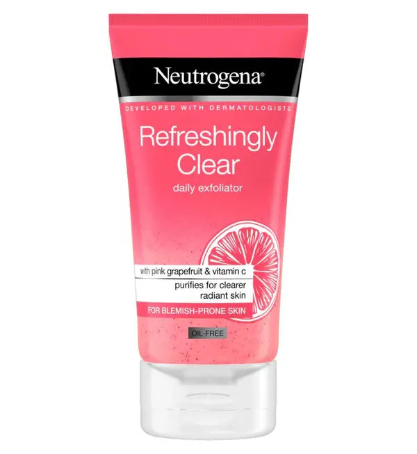 Refreshingly Clear Oil Free Daily Exfoliator-Neutrogena- 150Ml