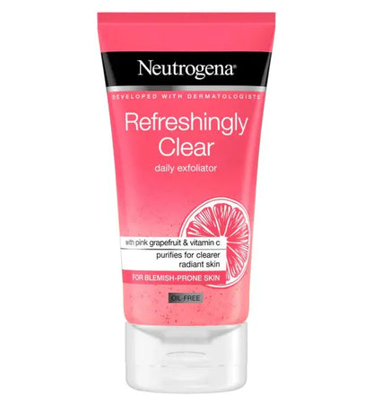 Refreshingly Clear Oil Free Daily Exfoliator-Neutrogena- 150Ml