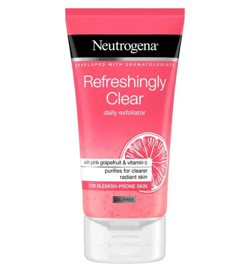 Refreshingly Clear Oil Free Daily Exfoliator-Neutrogena- 150Ml