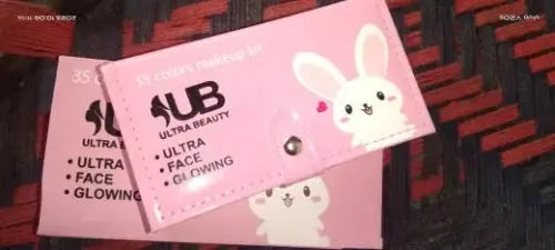 Ultra Beauty UB Face Glowing Kit With 35 Colors Eye Shadow Wallet Makeup Kit All In One