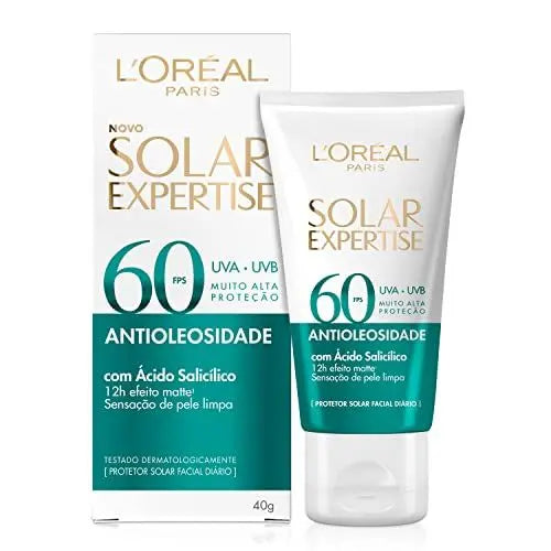 Protetor Solar Facial Antioleosidade SPF 60 Solar Expertise