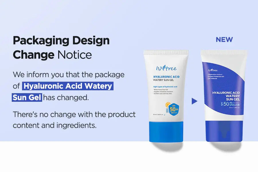 Isntree Hyaluronic Acid Watery Sun Gel SPF 50+ PA++++ – 50ml | Korean Sunscreen in Pakistan | For Oily & Sensitive Skin