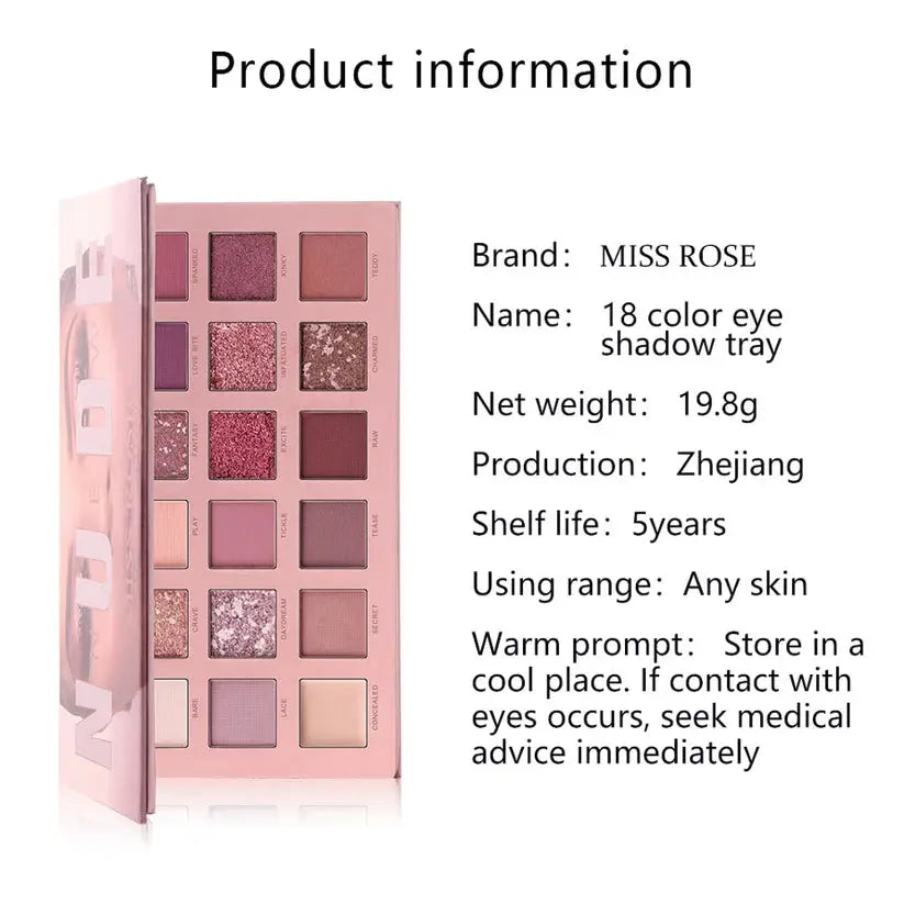 HAWAII COLOUR MAKEUP – Sunset Desert Eye Shadow Palette B | Clari.com.pk