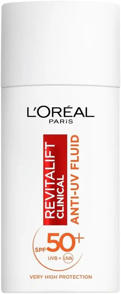 L'Oréal Paris Revitalift Clinical Daily Anti-UV Fluid SPF 50+ with Antioxidant Vitamin C 50ml