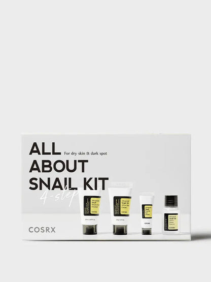 Cosrx - Snail mucin skincare kit Pakistan | 4-step Korean skincare set
