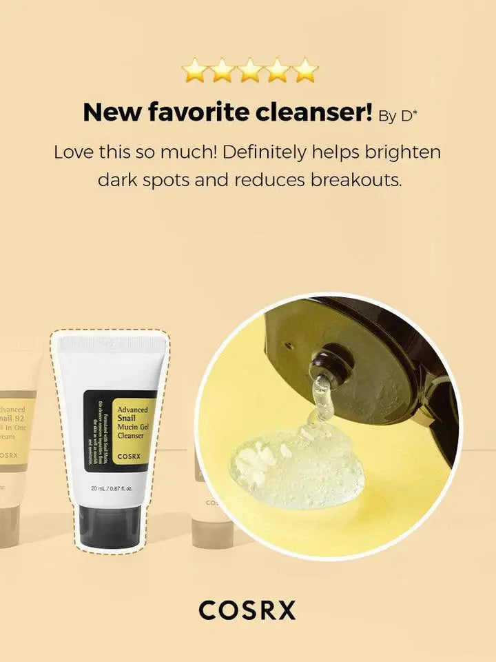 Cosrx - Snail mucin skincare kit Pakistan | 4-step Korean skincare set