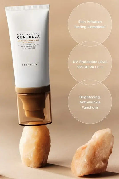 SKIN 1004 Madagascar Centella Air-Fit SPF 30 Light 50ml - Mineral Sunscreen